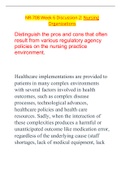 NR-708 Week 6 Discussion 2&colon; Nursing Organizations