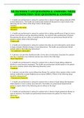 NR 224 WEEK 2 ATI QUESTIONS & ANSWERS NR224 ATI INFECTION TEST QUESTIONS & ANSWERS&colon;LATEST 2021 &vert; CHAMBERLAIN COLLEGE OF NURSING