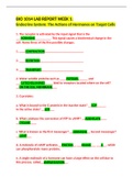 BIO 1014 LAB REPORT WEEK 1 PART 1&colon;LATEST 2021 &vert; BEST DOCUMENT FOR EXAM PREPARATIONS