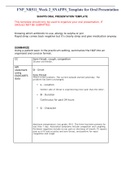 FNP&lowbar;NR511&lowbar;Week 2&lowbar;SNAPPS&lowbar;Template for Oral Presentation