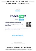 HEALTH SCI COH 315&lowbar;hesi-pn-exit-exam-test-bank-2021-latest-grade-A&period;