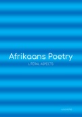 2024 IEB GR12 Afrikaans Poetry (ULTIMATE EXAM BUNDLE)