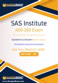 SAS Institute A00-280 Dumps - You Can Pass The A00-280 Exam On The First Try