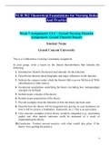 NUR 502 Week 7 Assignment CLC Grand Nursing Theorist Assignment Grand Theorist Report