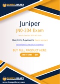 Juniper JN0-334 Dumps - You Can Pass The JN0-334 Exam On The First Try