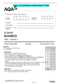 AQA_A Level Business Studies Paper 1_2020 (ANSWERS AVAILABLE IN BUNDLE )