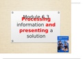 Module 6.3 Processing and Presenting