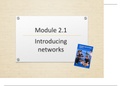 Module 2.1 into to networks