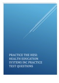 HESI A2 Health Information Systems Test Bank (Practice Questions)