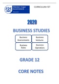 Class notes Business Studies 