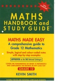 Class notes Mathematics  Maths Handbook and Study Guide, ISBN: 9780981437040