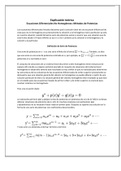Explicación teórica Ecuaciones Diferenciales No Homogéneas: Métodos de Potencias 