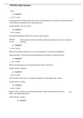 PSYC 341 QUIZ 6 - PSYC341 Quiz 6(Latest Version) Questions and Answers.