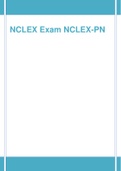 NCLEX-PN TEST BANK (2022) Questions, Answers plus Rationale