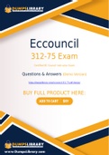 Eccouncil 312-75 Dumps - You Can Pass The 312-75 Exam On The First Try
