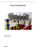 Essay Moraalfilosofie&comma; WK voetbal 2022 Qatar &lpar;cijfer behaald&colon; 8&period;0&rpar;