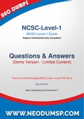 Updated NCSC-Level-1 NCSC-Level-1 PDF Dumps - New NCSC-Level-1 Questions