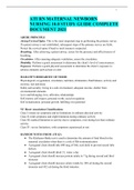 ATI RN MATERNAL NEWBORN NURSING 10&period;0 STUDY GUIDE COMPLETE DOCUMENT 2021 