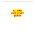 Exam (elaborations) Pediatrics (NR328) (Pediatrics (NR328)) Ati med surg study guide