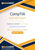 CompTIA CV0-003 Dumps - You Can Pass The CV0-003 Exam On The First Try