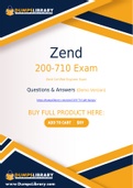 Zend 200-710 Dumps - You Can Pass The 200-710 Exam On The First Try