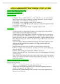 ATI Leadership Proctored Study Guide &colon;LATEST