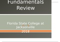 NUR 1460 HESI Fundamentals Review latest