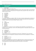 NURS 604 NCLEX-RN PRACTICE EXAM 1 Questions and Answers UPDATED