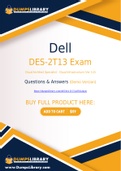 Dell DES-2T13 Dumps - You Can Pass The DES-2T13 Exam On The First Try