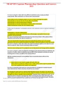 NR 447 RN Capstone Pharmacology Questions and Answers 2021 (Already Graded A+)