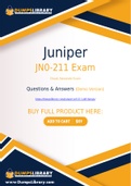 Juniper JN0-211 Dumps - You Can Pass The JN0-211 Exam On The First Try