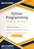 Python Programming PCAP-31-02 Dumps - You Can Pass The PCAP-31-02 Exam On The First Try