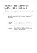 PSY 7701 Unit Quiz 3- Questions and Answers