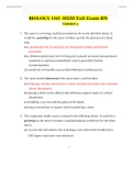 BIOLOGY 1343 -HESI Exit Exam RN -VERSION 3 &lpar;2020&rpar;&period;