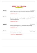 ETHC 205 EXAM 4 &sol; ETHC205 EXAM 4&colon;LATEST 2021 &vert; LIBERTY UNIVERSITY 