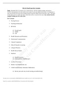 NR 222 Final Exam Key Concepts 2021 July updated exam docs  Chamberlain College of Nursing
