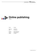 Online Publishing: Portfolio