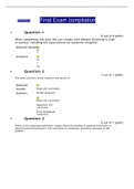 NRNP6531   Final Exam compilation.
