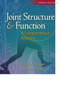 Joint  structure & function 
