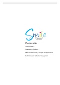 MIS 589 Full Course Project; Smile IT Support - Milestone 1 - 5