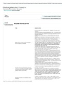 Discharge Tina Jones Shadow Health Updated Content 