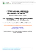 Google PROFESSIONAL-MACHINE-LEARNING-ENGINEER Practice Test, PROFESSIONAL-MACHINE-LEARNING-ENGINEER Exam Dumps 2021 Update