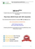 Cisco 300-815 Practice Test, 300-815 Exam Dumps 2021 Update