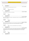 NURS 6551 Final Exam 4 with Answers (VERIFIED)