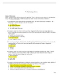 ATI PN PHARMACOLOGY EXAM REVIEW PRACTICE QUESTIONS WITH CORRECT ANSWERS (2020/2021)