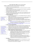 NR 447 RN Exam 1,2 and 3 Study Guide (100% GUARANTEED PASS) BUNDLE- Chamberlain College of Nursing
