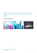 Chemistry Design Practical: Galvanic Cells