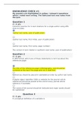 KNOWLEDGE CHECK &num;1 N4325