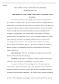 HLSS603  Progr  ass.edited.docx  HLSS603  American Military University / School of Security & Global Studies  HLSS603 I001 Spring 2021  Understanding The Concept of Supply Chain Resiliency in Anticipating Threats  Introduction  The importance of having a 