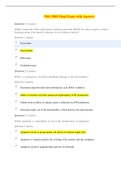 NSG 5003 Final Exam with Answers &lpar;COMPLETE&rpar;